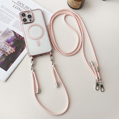 Newly Released at Buy Center: Magnetic One-piece Long And Short Lanyard Phone Case Pink Length