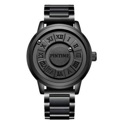 Fresh on the Scene at Buy Center: Creative Concept Waterproof New Watches Black Shell Black Steel Belt