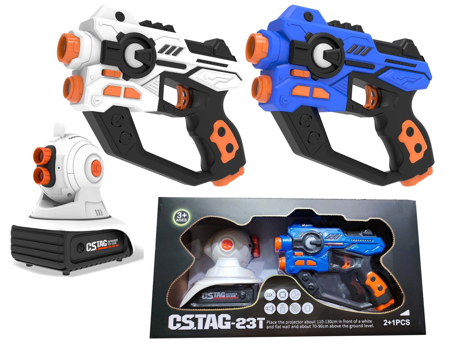 Fresh on the Scene at Buy Center: Real CS Weapon Equipment Multi-player Battle Infrared Laser Gun BB8923T Two Battle Guns