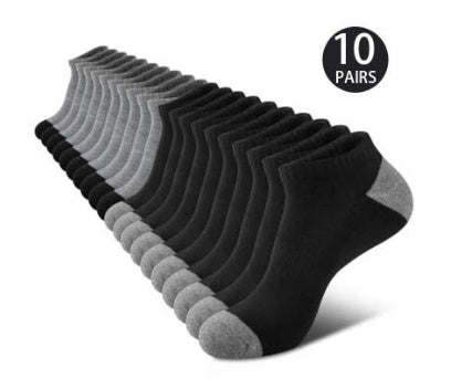 Chaussettes basses en coton pour homme, respirantes, pour l'été