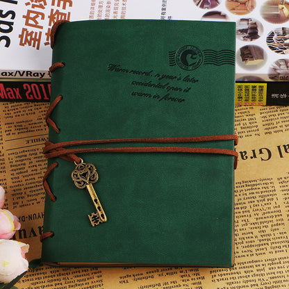 Now Available at Buy Center: Creative Stationery Retro Bandage Faux Leather Handbook Diary Small book green