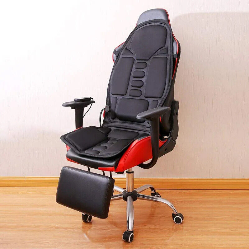 Newly Released at Buy Center: 8-Mode Full-Back Massage Vibration Cushion Car Chair Seat Pad Mat Heat Massager