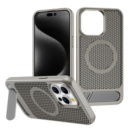 Fresh Arrivals at Buy Center: Phone Case Suitable Grid Cooling Magnetic Suction Titanium Gray