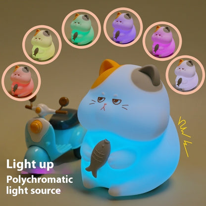 New at Buy Center: Greedy Cat Small Desktop Cartoon Creative Night Light