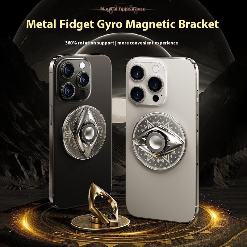 Buy Center Prestige-Rotating Fastened Ring Cool Fingertip Gyro Magnetic Bracket