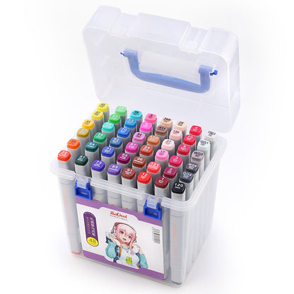 Fresh Arrivals at Buy Center: Oily Soft-tip Marker Student Hand-painted Design Set 48colors