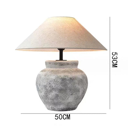 Fresh Arrivals at Buy Center: Ceramic Table Lamp Silent Style Large Modern New Chinese Retro Nostalgic Hotel Homestay Ornament Warm Light UQ626