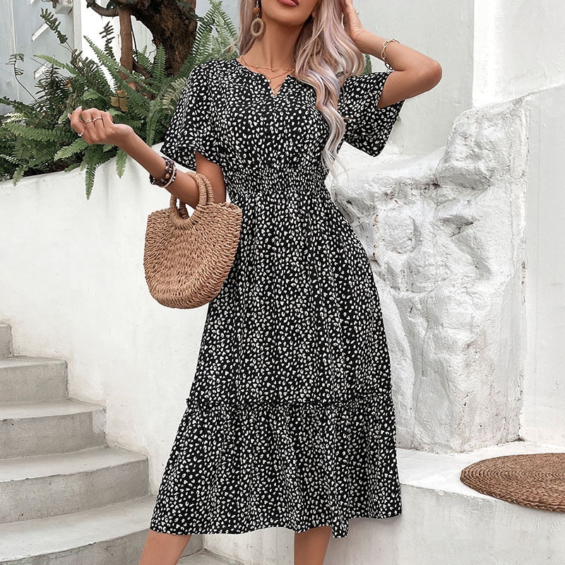 Fashion Special Women's Clothing Slim Print Dress Buy Center