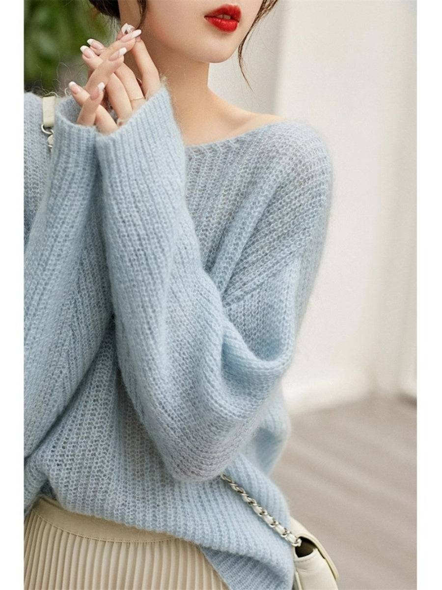 French Style Loose And Idle Knitwear Top Buy Center