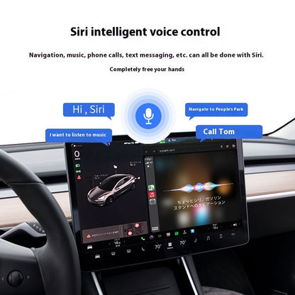 Just Arrived at Buy Center: Carlinkit Applicable To Original Car Screen Upgrade Wireless Carplay Tesla Interconnection Box Androidauto