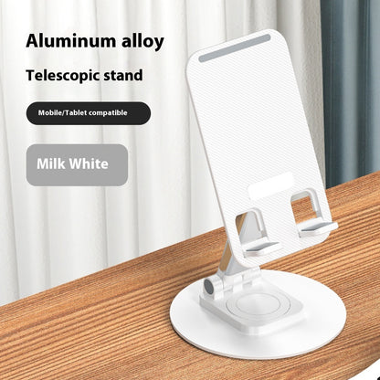 Hot New Items at Buy Center: Aluminum Alloy Mobile Phone Holder Lazy Folding Rotation K39A White