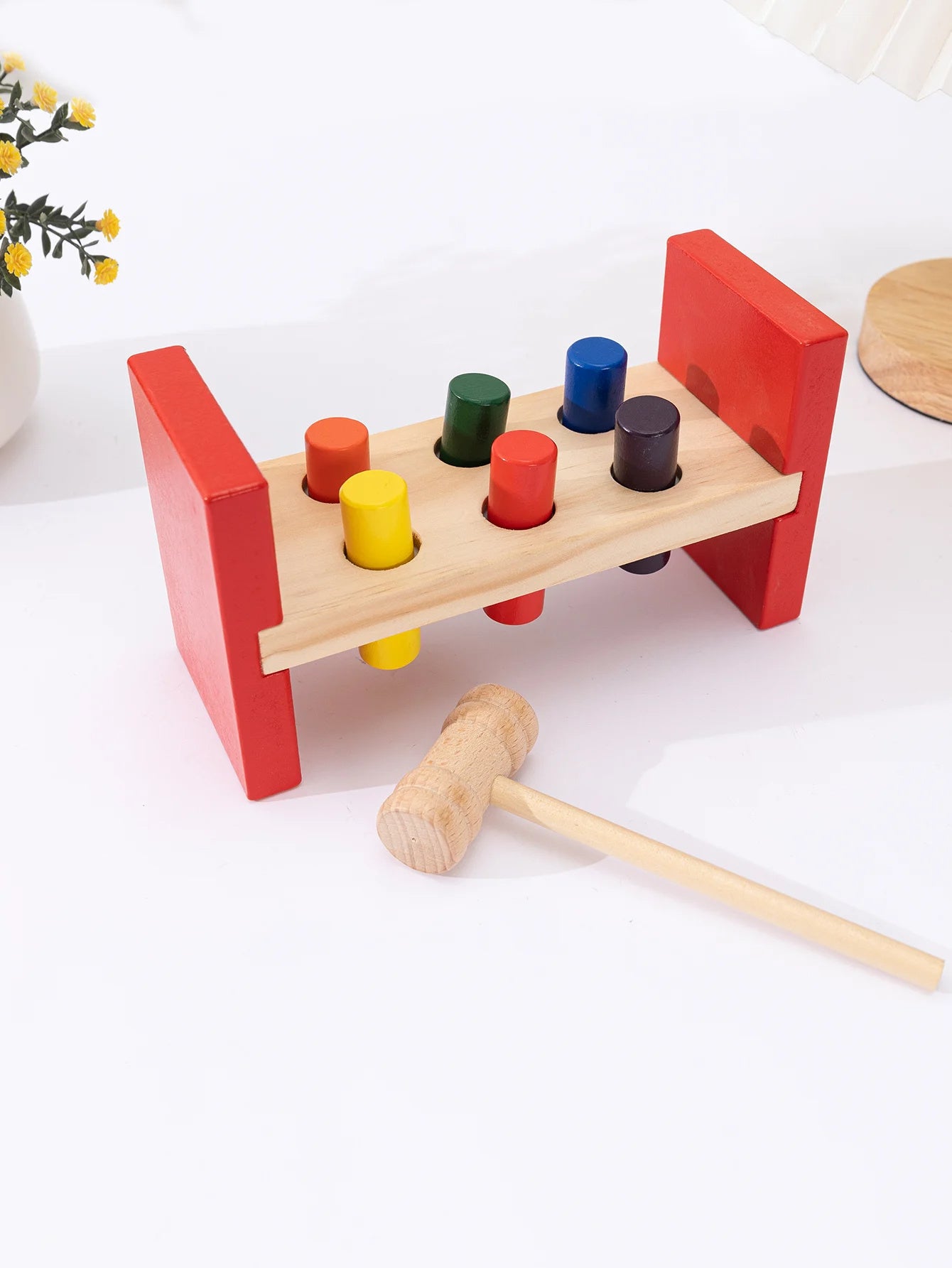 Fresh Arrivals at Buy Center: Tapping Driving Pile Abutment 1-3 Years Old Baby Hand-eye Coordination Exercise Small Size Six Sticks