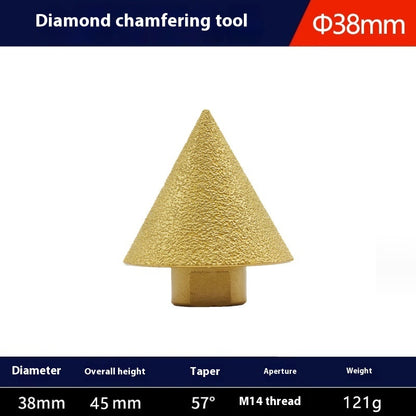 Newly Released at Buy Center: Brazing Diamond Chamfering Machine Ceramic Tile Marble Drilling M14 38mm Brazing Chamferer