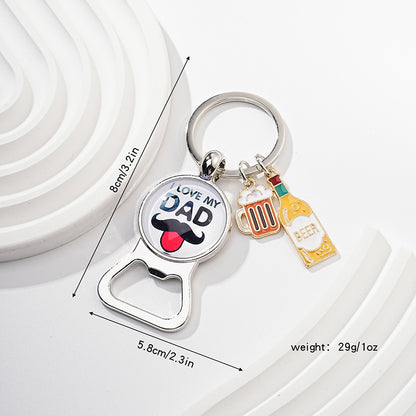 Hot New Items at Buy Center: Creative American Beer Keychain Pendant Bottle Opener Metal 6 Models