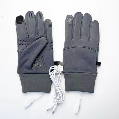 Gants chauffants électriques USB pour cyclisme, maintien au chaud, sport, écran tactile, étanche