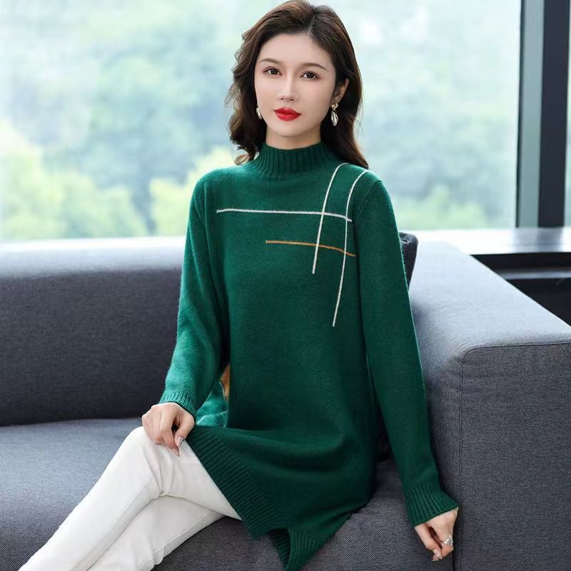 Western Style Inner Matching Coat Base Knitting Woolen Skirt Buy Center