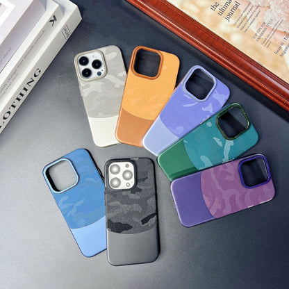 Fresh on the Scene at Buy Center: Phone Case PC Color Matching Camouflage Eyelet Drop-resistant Protective Cover