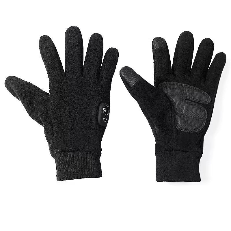 Gants chauffants électriques coupe-vent épais et chauds pour l'hiver