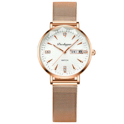 Women's Watch Double Calendar Quartz Buy Center