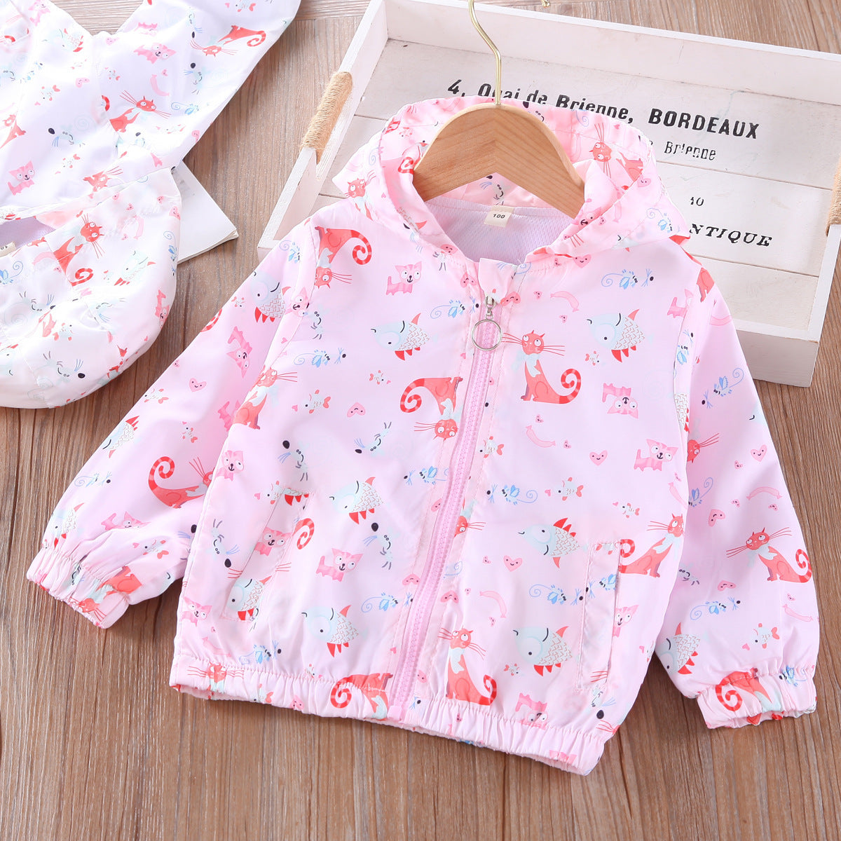 Fresh Arrivals at Buy Center: Girls' Printed Cartoon Jacket 80606036