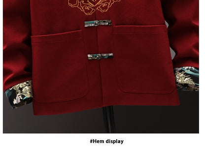 Now Available at Buy Center: Embroidered Chinese Costume Buckle Chinese Coat