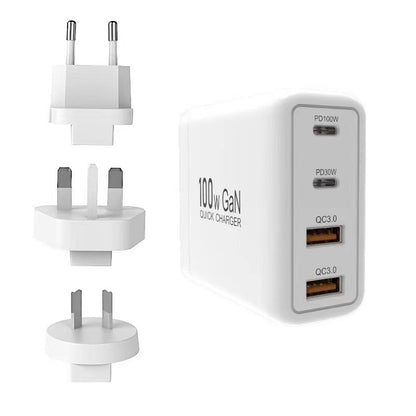 Just Arrived at Buy Center: Gallium Nitride Charger Fast Charging White US with UK EU AU