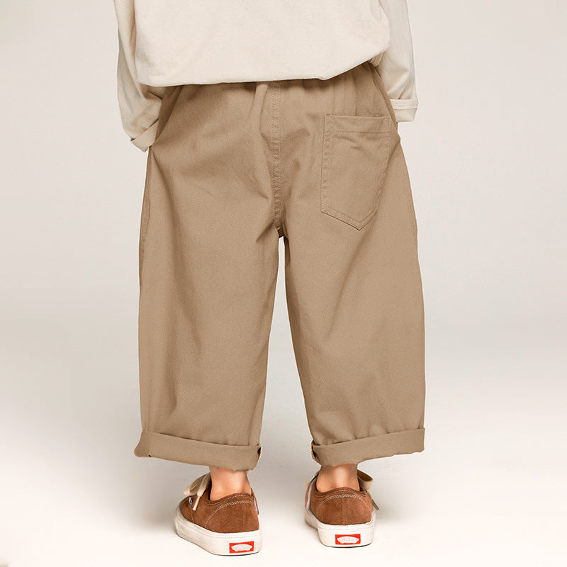 Fresh Arrivals at Buy Center: Boys' Casual Pants Solid Color Trousers Baggy Pants