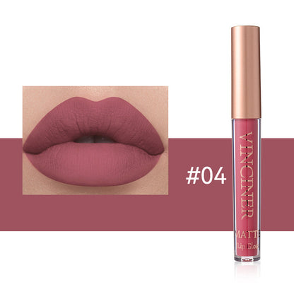 Buy Center Exclusive Offer-12 Colors Lip Lacquer Matte Liquid Lipstick Waterproof 4 Colors