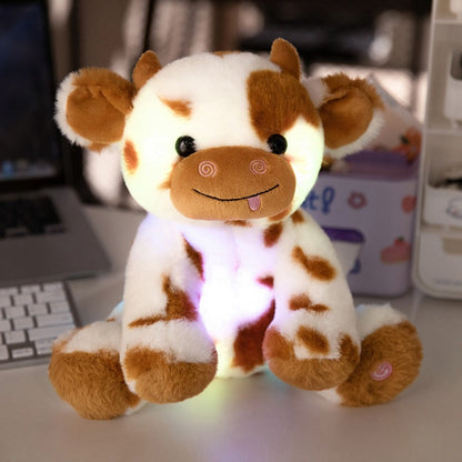 Hot New Items at Buy Center: Colorful Dazzling Cute Luminous Dairy Cattle Doll Plush Toys