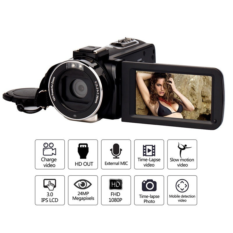 English Product 27K HD 48 Million Pixel Digital Video Camera Home Travel Camera DV06S Buy Center