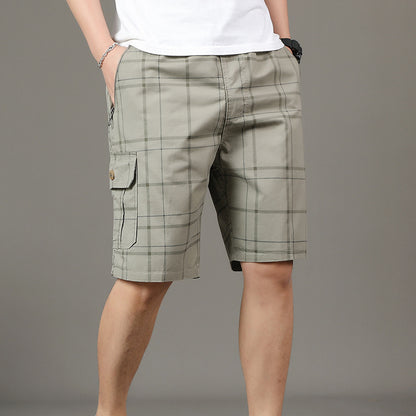 Casual Shorts Men's Summer Thin Khaki