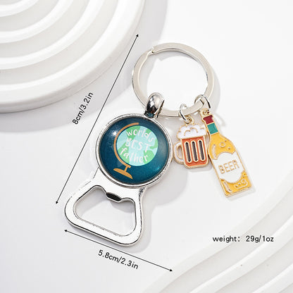 Hot New Items at Buy Center: Creative American Beer Keychain Pendant Bottle Opener Metal 12 Models