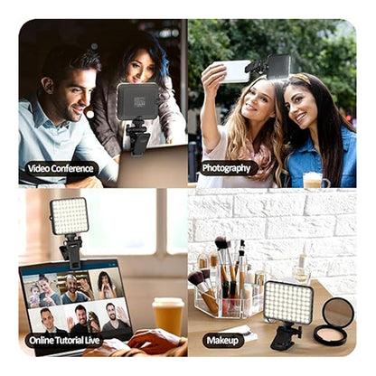 Fresh Arrivals at Buy Center: CN,Rechargeable Selfie Light, Clip Fill Light For Phone Laptop Tablet Portable Light For Video Conference Live Streaming Zoom Call Makeup Picture White