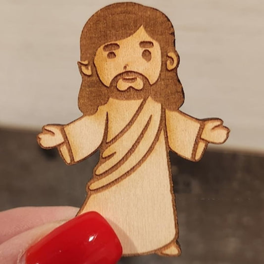 Just Arrived at Buy Center: Mini Wooden Jesus Villain Diy