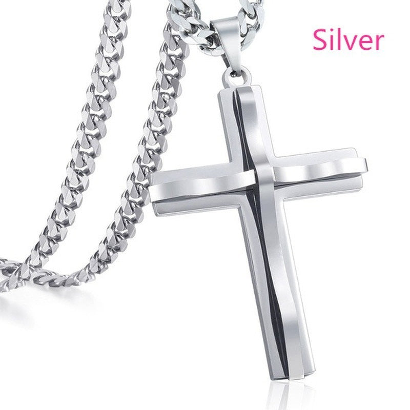 Buy Center Handpicked- Stainless Steel Double-layer Fashion Unique Hipster Titanium Steel Necklace