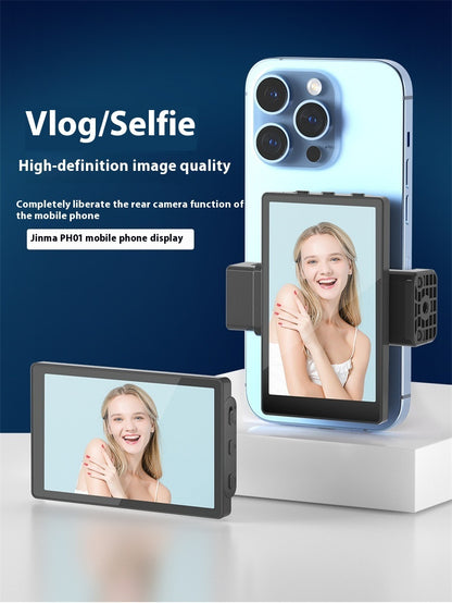 Fresh on the Scene at Buy Center: Mobile Phone Selfie Mirror Display Screen Magnetic Suction Phone Clip