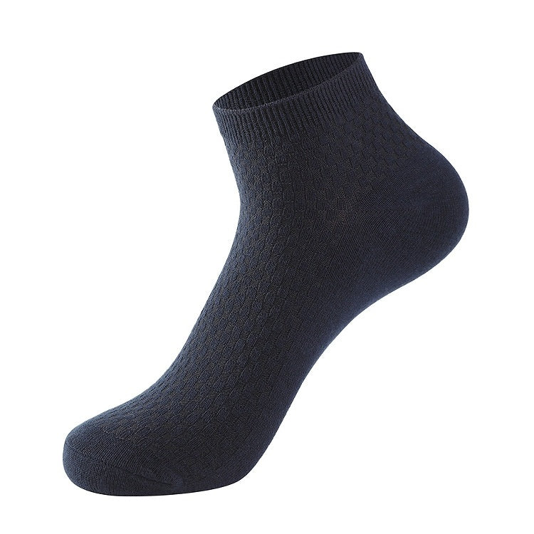 Chaussettes courtes invisibles pour hommes, tube court, bouche peu profonde