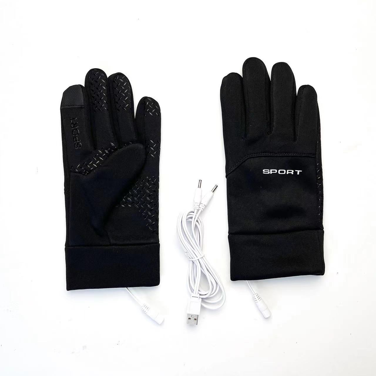 Gants chauffants électriques USB pour cyclisme, maintien au chaud, sport, écran tactile, étanche