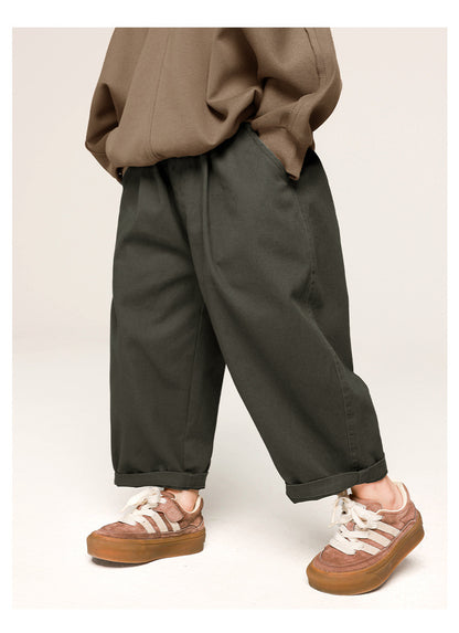 Fresh Arrivals at Buy Center: Boys' Casual Pants Solid Color Trousers Baggy Pants