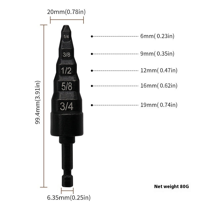 Fresh Arrivals at Buy Center: Air Conditioning Installation And Maintenance Casing Roller 6-19mm Tower Five-in-one Electric Hand Drill Steel Pipe Reamer