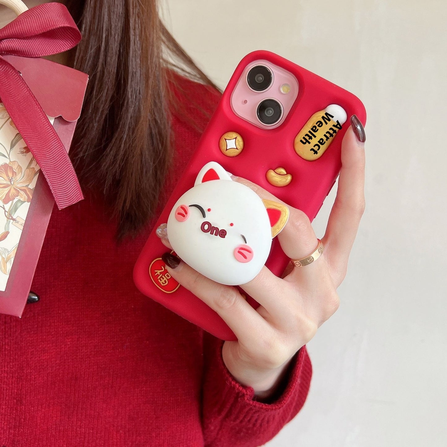 Lucky Bracket Phone Case Festive New Year Buy Center