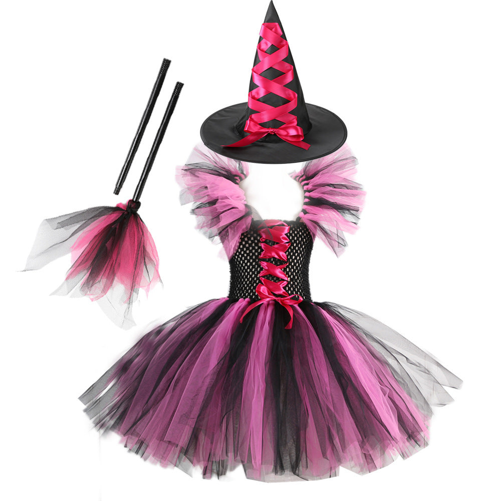 Halloween Girls' Clothing Pettiskirt Cosplay Performance Skirt Suit Buy Center