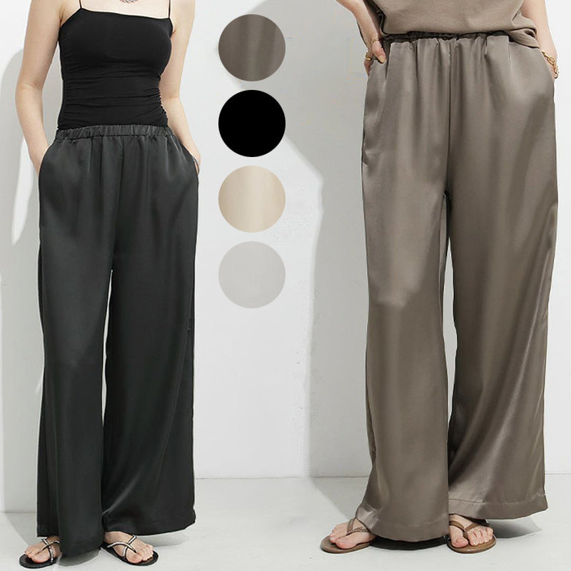 Fall Japanese And Korean Draped Casual Pants