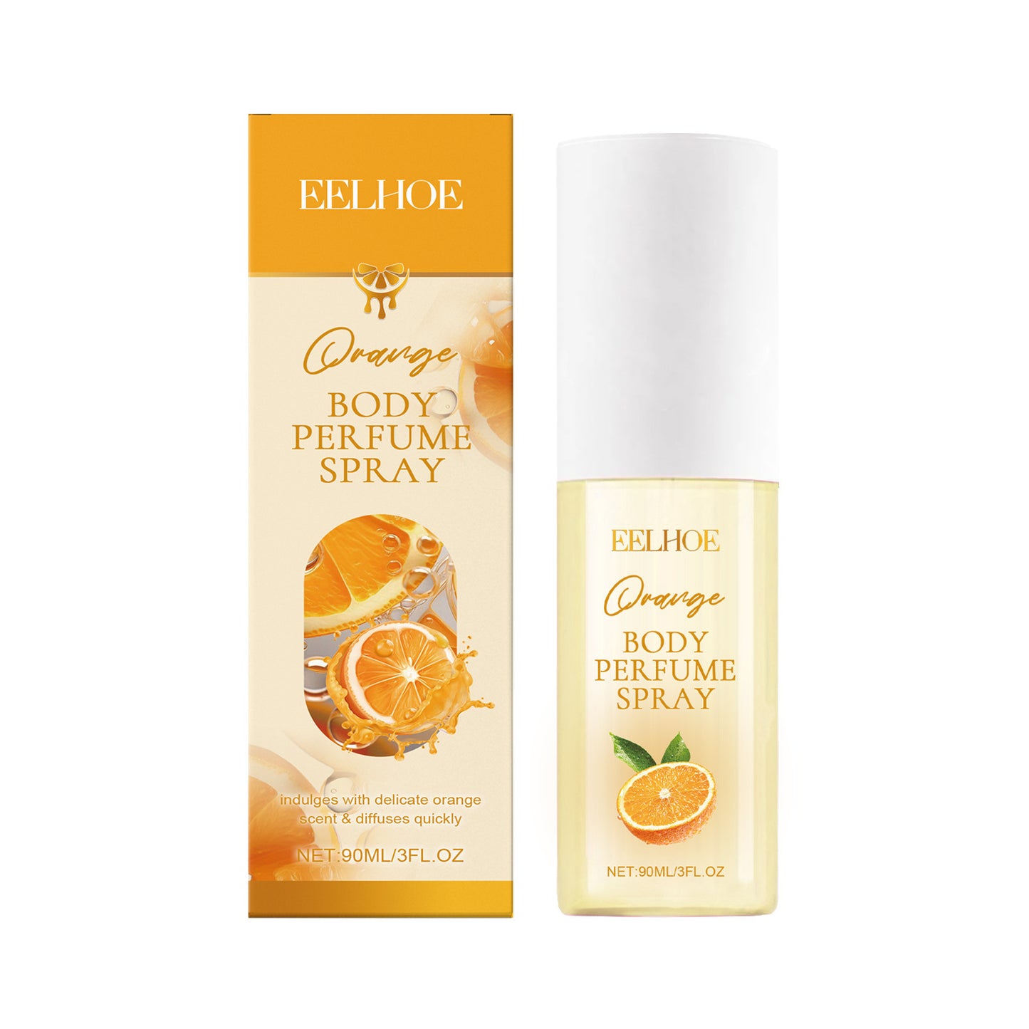 Buy Center Top Rated-Fragrant Citrus Body Skin Care Set Gentle Moisturizing And Hydrating Perfume Spray