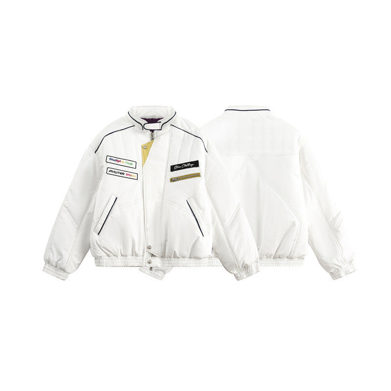 Couple Racing Zipper Functional Jacket Buy Center