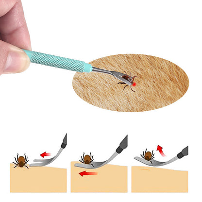 New Pet Stainless Steel Tweezers Tool