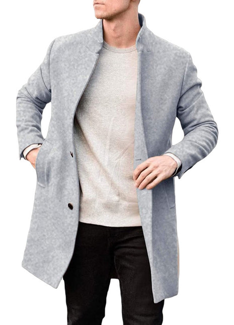 Manteau en laine épaisse pour homme, nouvelle collection automne et hiver