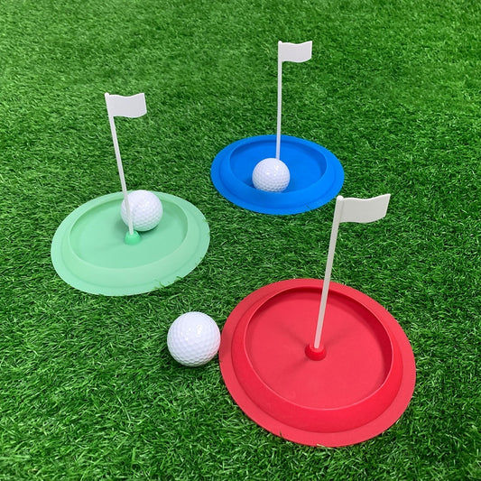 Just Arrived at Buy Center: Silicone Green Putter Plate Indoor Hole Cup