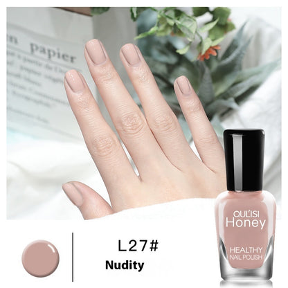 Just Arrived at Buy Center: Water-based Peelable Tearable Nail Polish 8ml 27 Nude Feelings 8ml