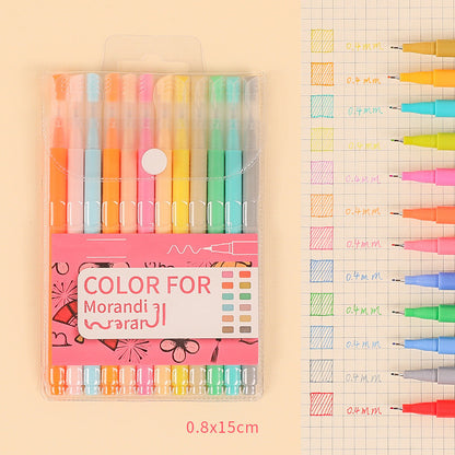 Fresh Arrivals at Buy Center: Set Of For Students To Take Notes With Korean Retro Colored Pens Salt